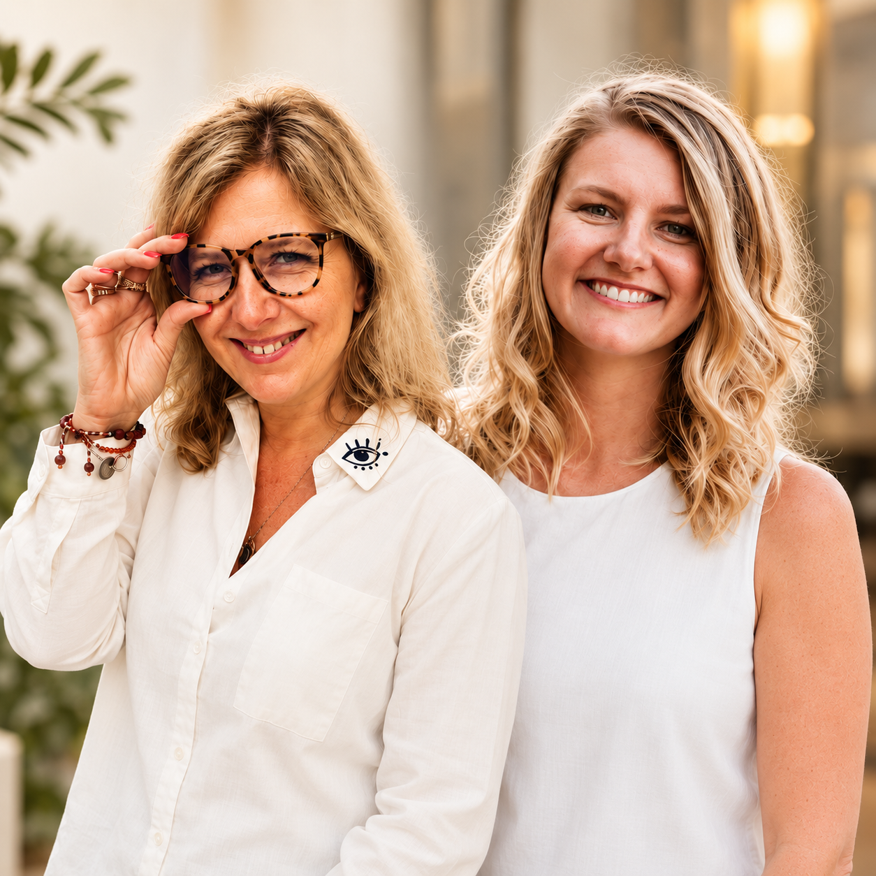 Christelle Crosnier, à gauche, et Alexandra Marion, à droite